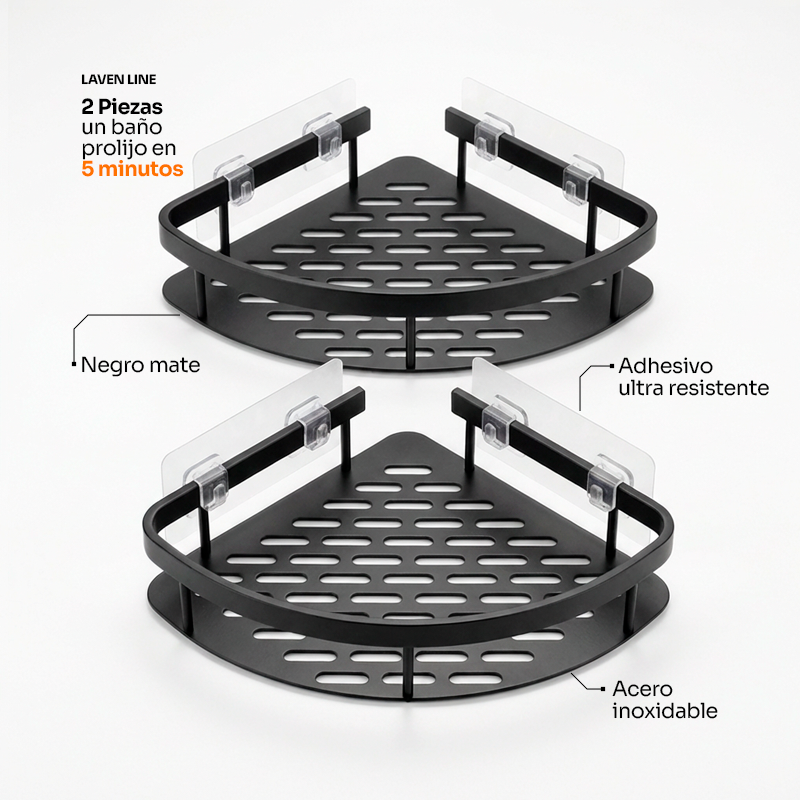 LAVEN QUART - x 2 accesorios adhesivos de alta calidad