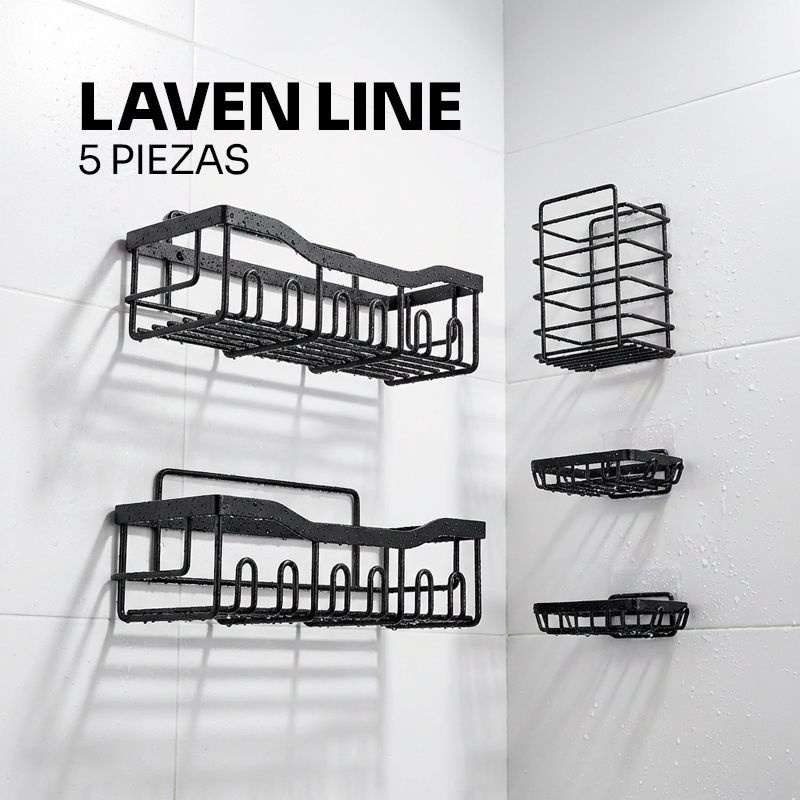 LAVEN Line Edition – Estantes Rectos 5 piezas